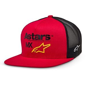 Alpinestars Men's First Moto Trucker Red/Black Snapback Hat