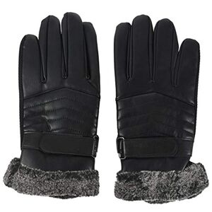 Torribala Man Anti-Slip Gloves Motorbike Leather Winter Sports Thermal Gloves Touch Screen Gloves
