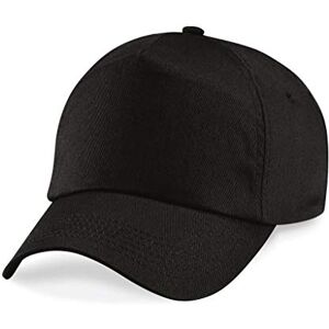 Beechfield Original Junior B10b 5 Panel Cap, Black, One Size