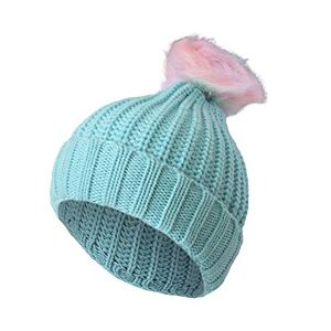 Socksmad Girls Kids Heat Machine Warm Winter Knitted Thermal Unicorn Bobble Hat (Mint Green)