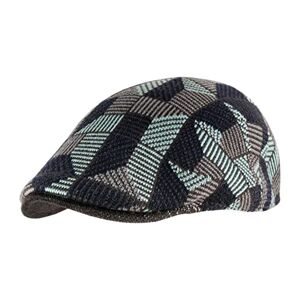 Kangol Tiled 507 Flat Cap Ivy hat (M (56-57 cm) - Turquoise)
