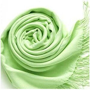 Bestgift Women's Elegant Muti-Color Sun Block Fashion Fringed Scarf 70cm*200cm 9# Fruit Green