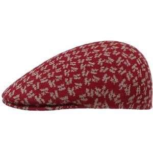 Kangol Square K 507 Flat Cap - Burgundy L