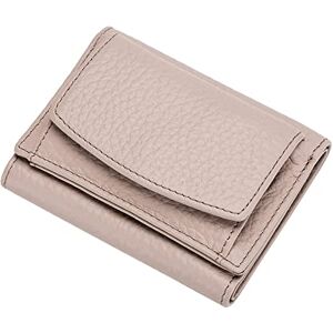 Generic Leather Shield Card Holder Pocket Mini Wallet Small Wallet Women's Leather Purse Wallet Mini Wallet Short Vegan Leather Wallet Women (B, One Size)