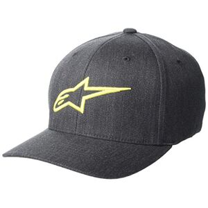 Alpinestars Men's Ageless Curve Hat, Charcoal Heather/Hivis Yellow, L