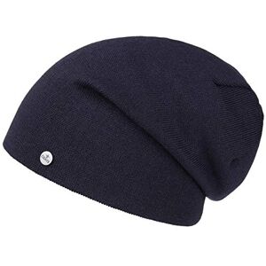 Lierys Fine Merino Long Beanie Men's/Women's (Length: 30 cm) - Made in Germany - Knitted hat Made from Merino Wool - Winter hat in one Size (54-61 cm) - Autumn/Winter Blue One Size