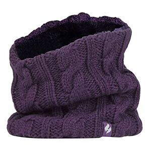 HEAT HOLDERS - Women's Thermal Winter Neck Warmer - 3.5 tog - One size (Solid Purple)