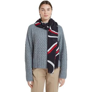 Tommy Hilfiger Women's Hilfiger PREP Scarf AW0AW16190 Scarves, Space Blue, OS
