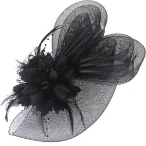 Generic Bridal Wedding Party Fascinators Hats With Veil And Feather Flower Hat Cocktail Tea Party Headwear Headband Hair Clip