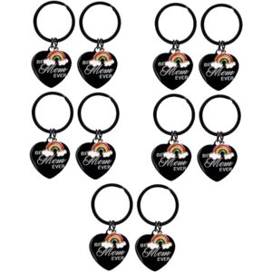 ABOOFAN 10 Pcs Keychain Pendant Mom Birthday Gift Key Chains for Car Keys Key Holder for Car 21 Year Old Birthday Gifts for Her Best Gifts for 21 Year Old Male Key Hanging Adorn Christmas