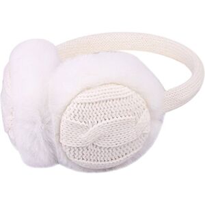 Jiacheng29 Women Girl Winter Warm Kint Earmuffs Earwarmers Ear Muffs Earlap Warmer Headband (White)