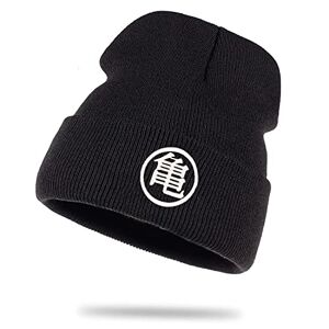 Tee Sign Dragon Son Ball Goku - Wool hat Winter hat roll Cap Beanie hat Sailor hat Unisex Piece Black