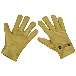 Max Fuchs MFH Men's Western Leather Gloves Beige size L