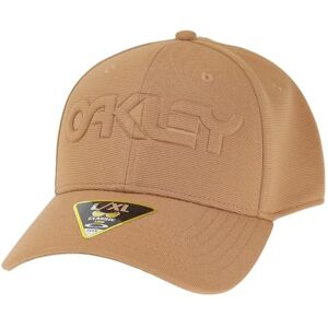 Oakley Unisex's Embossed 6 Panel Stretch Hat Cap, Coyote, L-XL