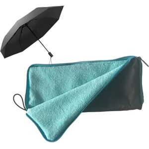 Umbrella Bag - Chenille Hand Drying Towels with Zipper,Super Absorbent Storage Bag, Quick-Drying Umbrella Cover for Foldable Umbrella, Cars, Home Vllold