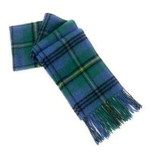 Clans Of Scotland BRAW CLANS TARTANS Johnstone Ancient 100% Pure Lambswool Tartan Scarves - Unisex Winter Warmer for Men and Women - Multipurpose - Gift for Him/Her - Various Checkered Plaid Scarf - 12x60 Inches