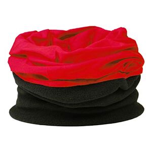 RockJock Women Neck Warmer, Scarf, Hat, Hood, Snood - Reversible-Red