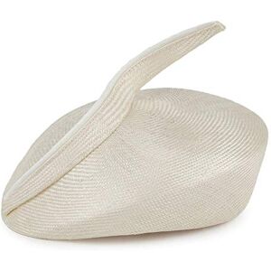 Whiteley Hats Luna Straw Pillbox Hat - Ivory 1-Size