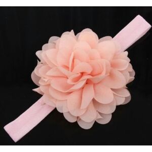 Rohans Baby toddler flower floral elastic headband accessory 16 colours head band 1551 (Peach)