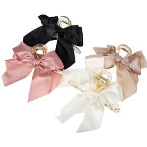 TOVINANNA 20 Pcs Bow Clip Ribbon Hair Pin Barrettes for Hair Clips for Hair Clips for Styling Sectioning Bowknot Hair Clip Barrette Xmas Hair Pin Tool Woman Fashion Polyester