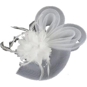 Generic Bridal Wedding Party Fascinators Hats With Veil And Feather Flower Hat Cocktail Tea Party Headwear Headband Hair Clip