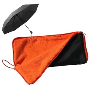 Umbrella Bag - Chenille Outdoor Umbrella Storage Bag with Zipper,Quick-Drying Umbrella Bag, Hand Towels for Cars, Home, Outdoor Ewoke