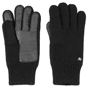 Roeckl Handschuhe & Accessoires Gmbh & Co. Kg Roeckl Walking Gloves Leather Palm 21013-502 Men's Gloves Virgin Wool (8, Black)
