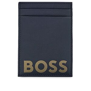 Boss Mens Big BC Cardcase Leather Card Holder with Contrast Logo and ID Window