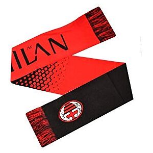 Ac Milan Fc Club Licensed AC Milan Fade Scarf - Red/Black - One Size