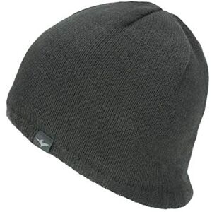 SEALSKINZ Unisex Waterproof Cold Weather Beanie Hat - Black, S/M