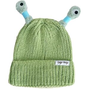 MagiDeal Funny Little Monster Knit Hat Knitted Hat Cosplay Cute Warm Adults Kid Winter Hat for Running Birthdays Party Skiing Climbing, Fruit Green