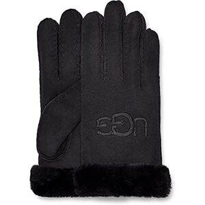 UGG Women's Sheepskin Embroidered Glove, Black, S