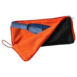 demaxiyad Umbrella Case, Chenille Hand Drying Puff with Zipper, Super Absorbent Umbrella Bag, Quick-Drying Hand Towels for Travel, Work, School