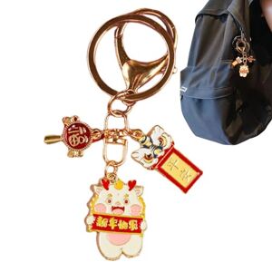Generic Chinese Dragon Keychain Pendant - Dragon Design Key Pendant Chinese Dragon Creative Bag Pendants Accessories for Kid, Boys, Girls, Students