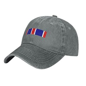 KWQDOZF Vintage Outstanding Unit Ribbon Baseball Cap for Men Women Adjustable Soft Cotton Dad Hat Gray