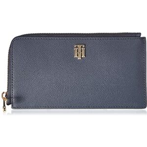 Tommy Hilfiger Women's New Casual Slim Wallet AW0AW13651, Blue (Space Blue), OS