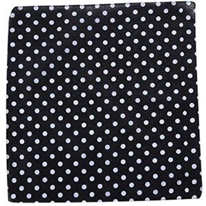 zhiwenCZW 55x55cm Women Unisex Vintage Large Polka Dot Square Scarf Cotton Sport Head Wrap Bandana Multifunction Hip-Hop Dancing Wristband