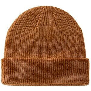 Decentron Classic Men's Warm Winter Hats Thick Knit Cuff Beanie Cap Daily Beanie Hat (Camel)