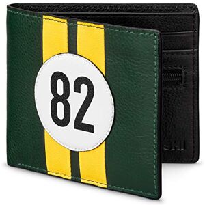 Yoshi Race Car Livery #82 Men's Leather Wallet, Genuine Green/Black Leather Wallet, RFID Blocking Wallet, Slim Wallet for Men