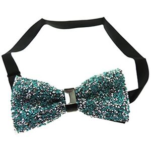 Glamour Girlz Men Diamante Beaded Encrusted Sparkly Evening Formal Wedding Black Tie Bow Tie Turquoise