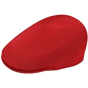 Kangol Tropic 507 Ventair Flat Cap Ivy hat Summer (XXL (62-63 cm) - red)