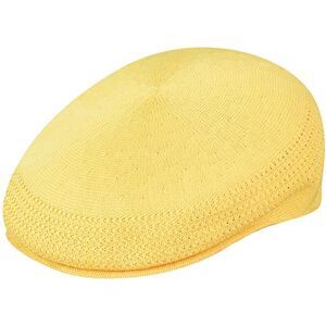 Kangol Headwear Men's 0290BC Tropic Ventair 504 Flat Cap Sunset Yellow (Medium)