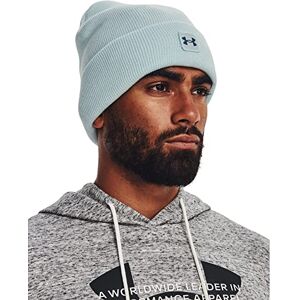 Under Armour Unisex's Halftime Cuff Beanie Hat, (469) Fuse Teal / / Petrol Blue, One Size