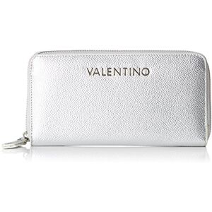 Valentino By Mario Valentino Divina Women’s Wallet, Silver (Argento), 2.5x10.5x14.5 Centimeters (B X H X T)