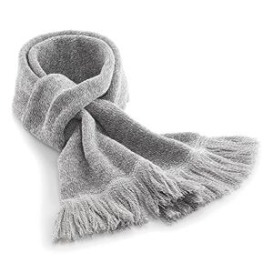 Beechfield Unisex Classic Knitted Scarf Heather