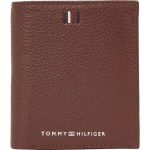 Tommy Hilfiger Men's TH Central Trifold AM0AM11851 Wallets, Brown (Dark Chestnut), OS