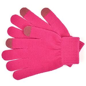 Ladies Touch Screen Gloves GL419 Fuchsia Pink