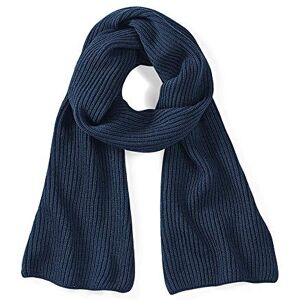 Beechfield Unisex B469.FNA Metro Knitted Scarf - Black, One Size