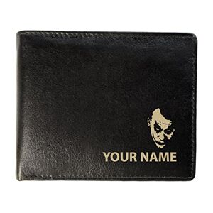 Personalised Mens Real Leather Wallet - The Joker Design (Sandringham Style)
