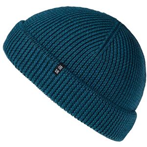 Enter the Complex&#174; Fisherman Beanie 100% Merino Wool Trawler Hat Troyer Ribbed Knit Women Men, petrol, One Size